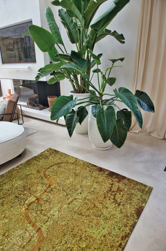 Louis De Poortere rug Cities London 9320 Green Meadows interior 2