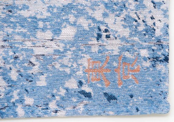 Louis De Poortere rug Cities Tokyo 9314 Conductive Blue corner