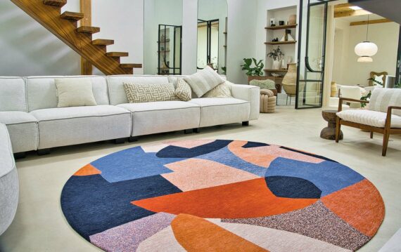 Louis De Poortere rug Gallery Shapes 9368 Carpe Diem interior 2