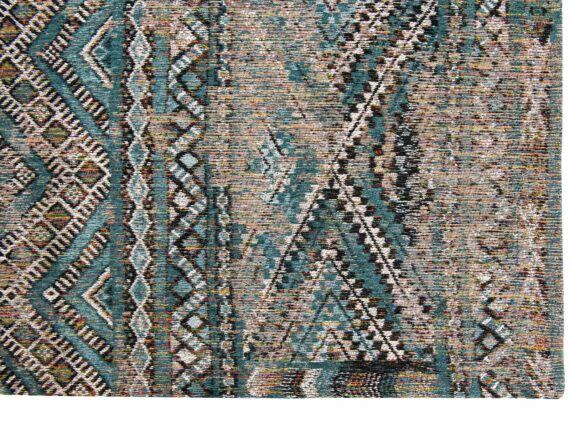 Louis De Poortere rug LX 9110 Antiquarian Kilim Zemmuri Blue corner