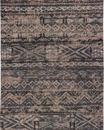 Louis De Poortere rug LX 9113 Antiquarian Kilim Black Rabat