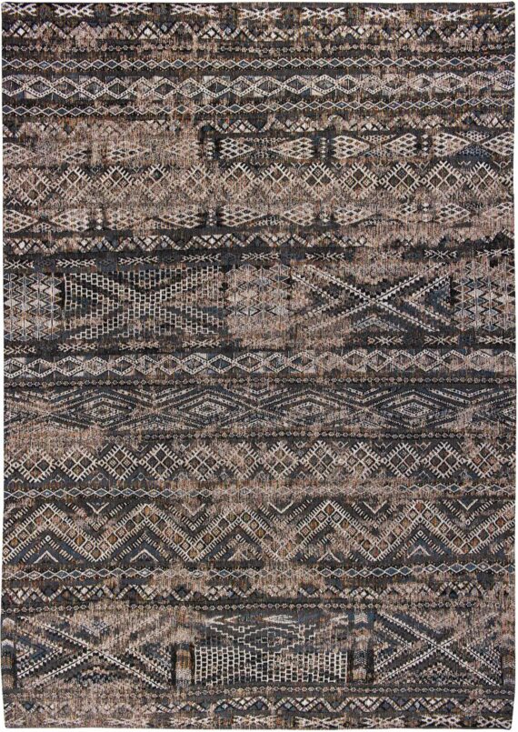 Louis De Poortere rug LX 9113 Antiquarian Kilim Black Rabat