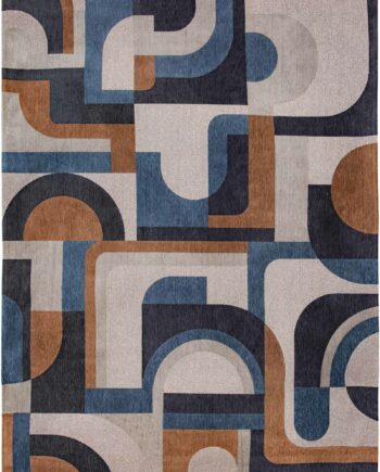 Louis De Poortere rug LX 9196 Nuance Module LX mel Blue