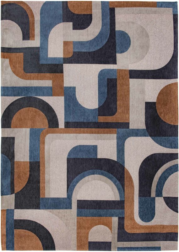 Louis De Poortere rug LX 9196 Nuance Module LX mel Blue
