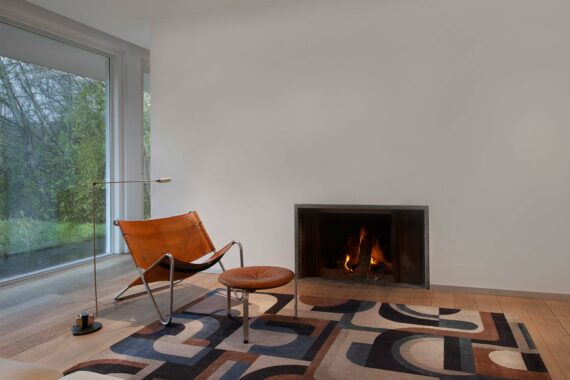 Louis De Poortere rug LX 9196 Nuance Module LX mel Blue interior 1