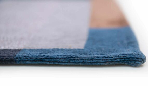 Louis De Poortere rug LX 9196 Nuance Module LX mel Blue side