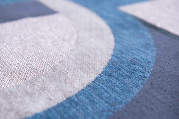 Louis De Poortere rug LX 9196 Nuance Module LX mel Blue zoom 1