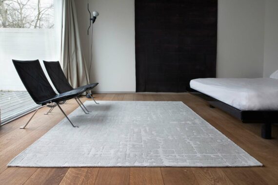 Louis De Poortere rug LX 9198 Structures Baobab Tsingy Oyster interior 1