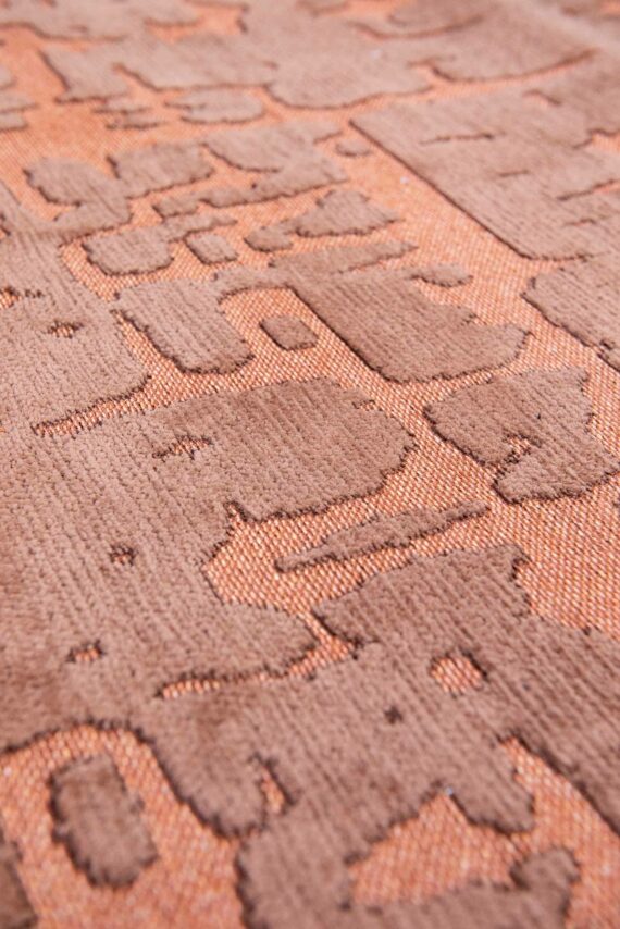 Louis De Poortere rug LX 9199 Structures Baobab Za Copper zoom 3