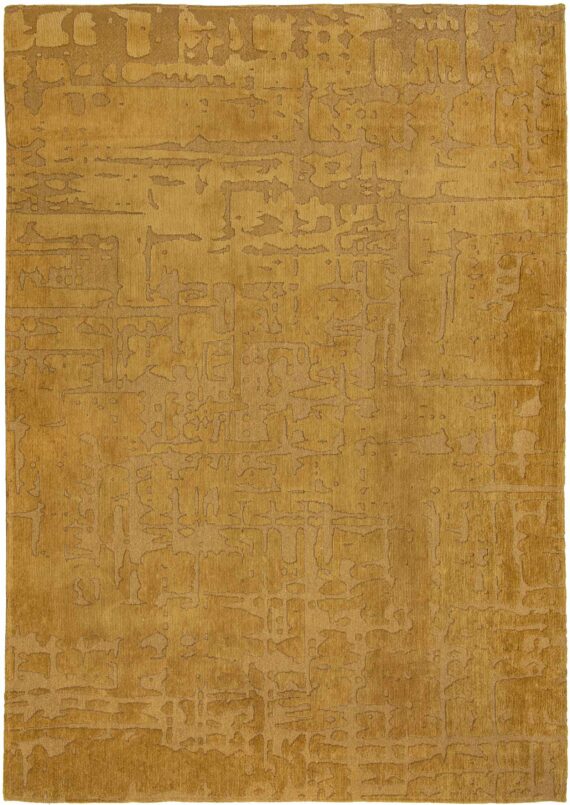 Louis De Poortere rug LX 9201 Structures Baobab Madagascar Gold