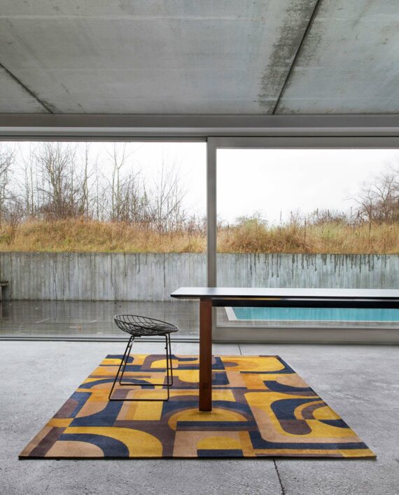Louis De Poortere rug LX 9210 Nuance Module Yellow Meyer interior 1