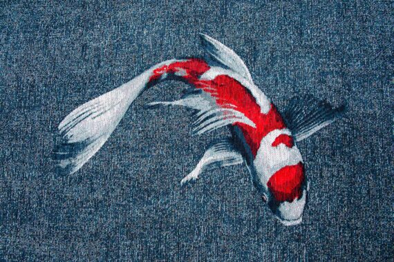 Louis De Poortere rug Pop 9390 Japanese Pond zoom 5
