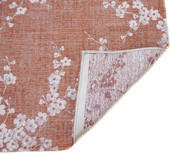 Louis De Poortere rug Sakura 9371 Copper Pink back