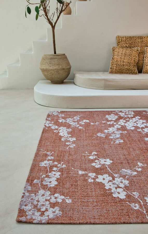 Louis De Poortere rug Sakura 9371 Copper Pink interior 1