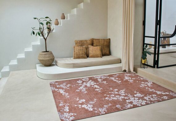 Louis De Poortere rug Sakura 9371 Copper Pink interior 2
