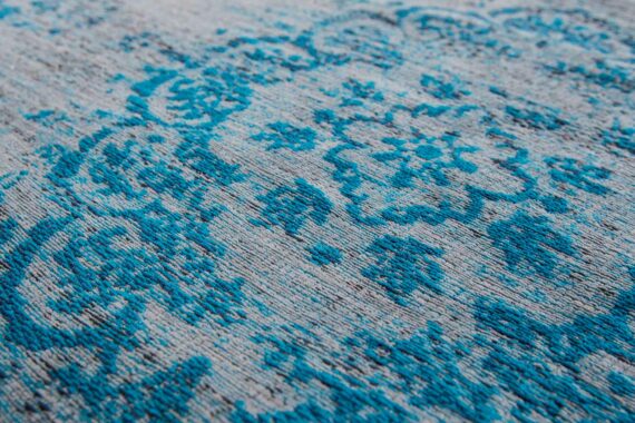 rugs Louis De Poortere LX8255 Fading World Medaillon Grey Turquoise zoom