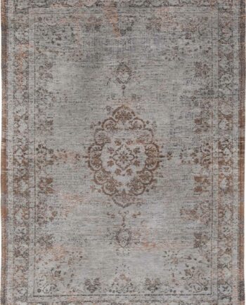 rugs Louis De Poortere LX8257 Fading World Medaillon Grey Ebony