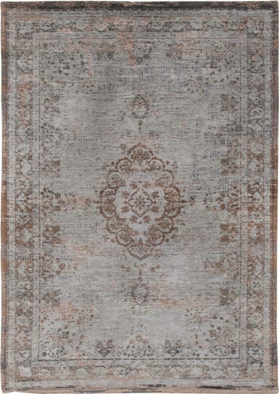 rugs Louis De Poortere LX8257 Fading World Medaillon Grey Ebony
