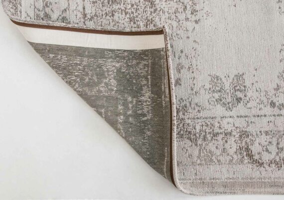 rugs Louis De Poortere LX8383 Fading World Medaillon Salt Pepper back