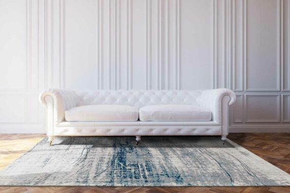 rugs Louis De Poortere LX8421 Mad Men Griff Bronx Azurite interior 2