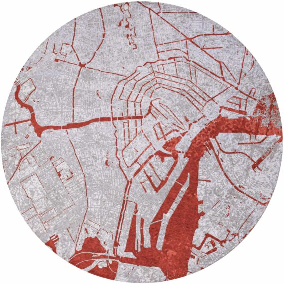 Louis De Poortere Cities Amsterdam 9323 Orange Cut round