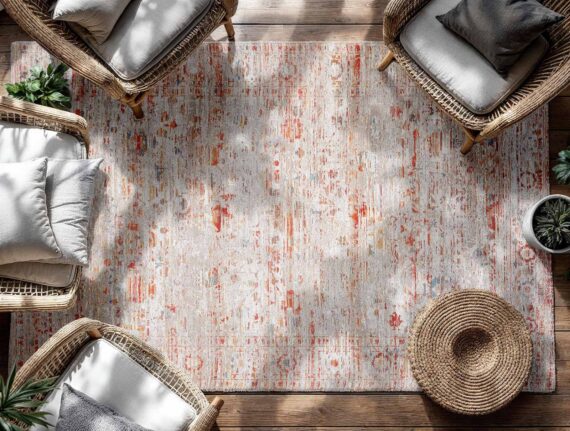 Louis De Poortere rug Antiquarian Ushak 9836 Galata Sunset Ambiance 2