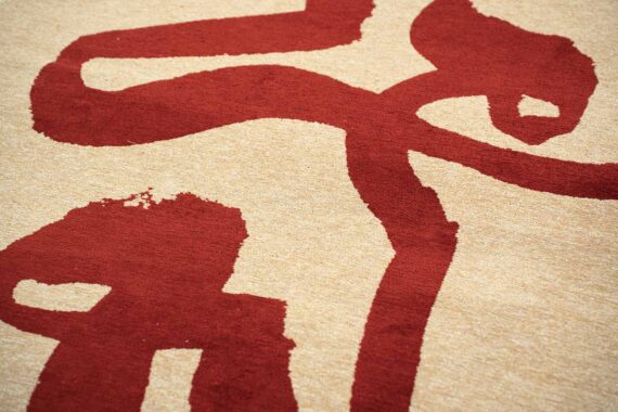 Louis De Poortere rug Craft Ribbon 9847 Imperial Red zoom 5