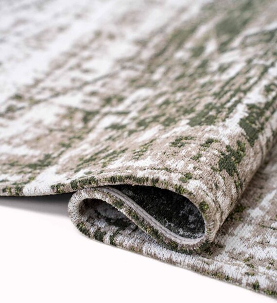 Louis De Poortere rug Mad Men Griff 9797 Central Green fold