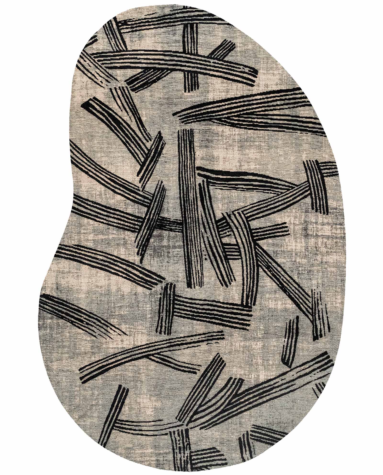 Louis De Poortere rug Meditation 2066 Kanji Darkstreet peanut 1