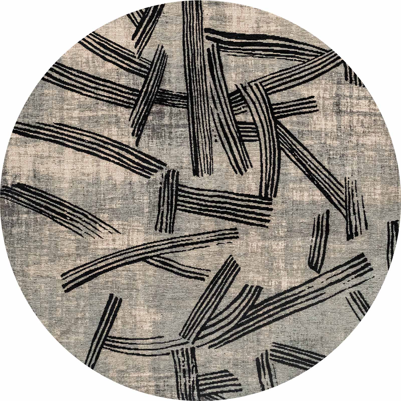 Louis De Poortere rug Meditation 2066 Kanji Darkstreet round