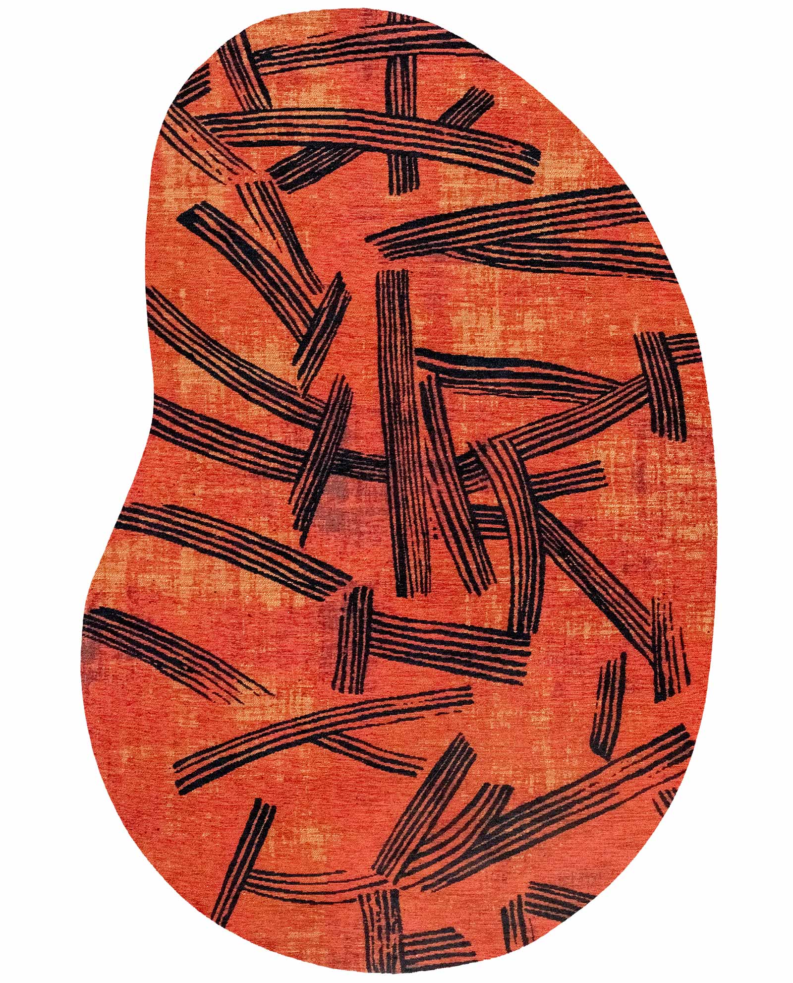 Louis De Poortere rug Meditation 2069 Kanji Ginger Chocolate peanut 1