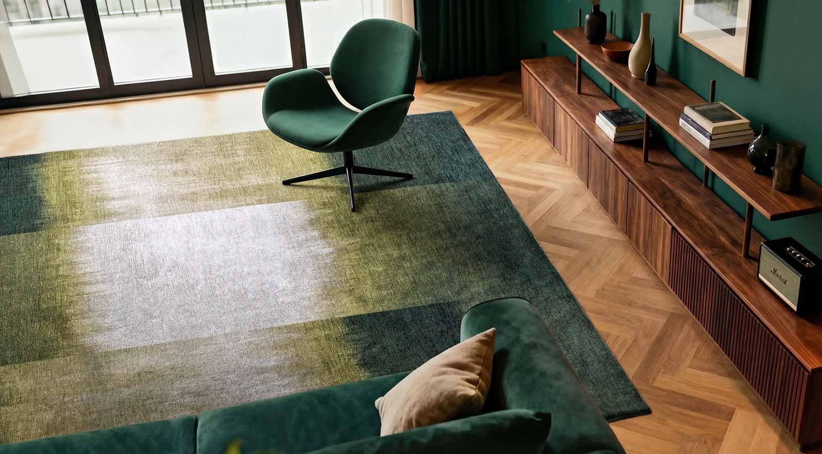 Louis De Poortere rug Meditation 2071 Sendai Forest Mood interior 2