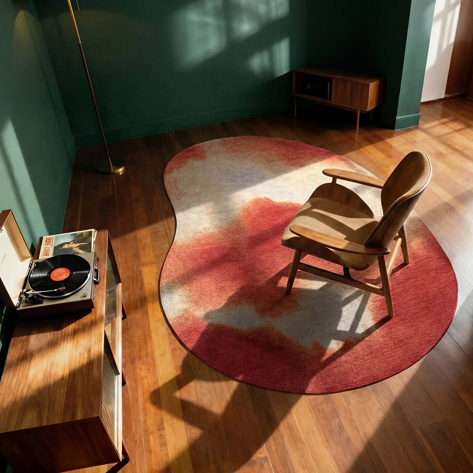 Louis De Poortere rug Meditation 2090 Aquarelle Rust interior
